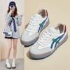 New Spring German Training White Shoes Ins Korean Female Student Board Shoes Sports Running Casual Street Photography KW282