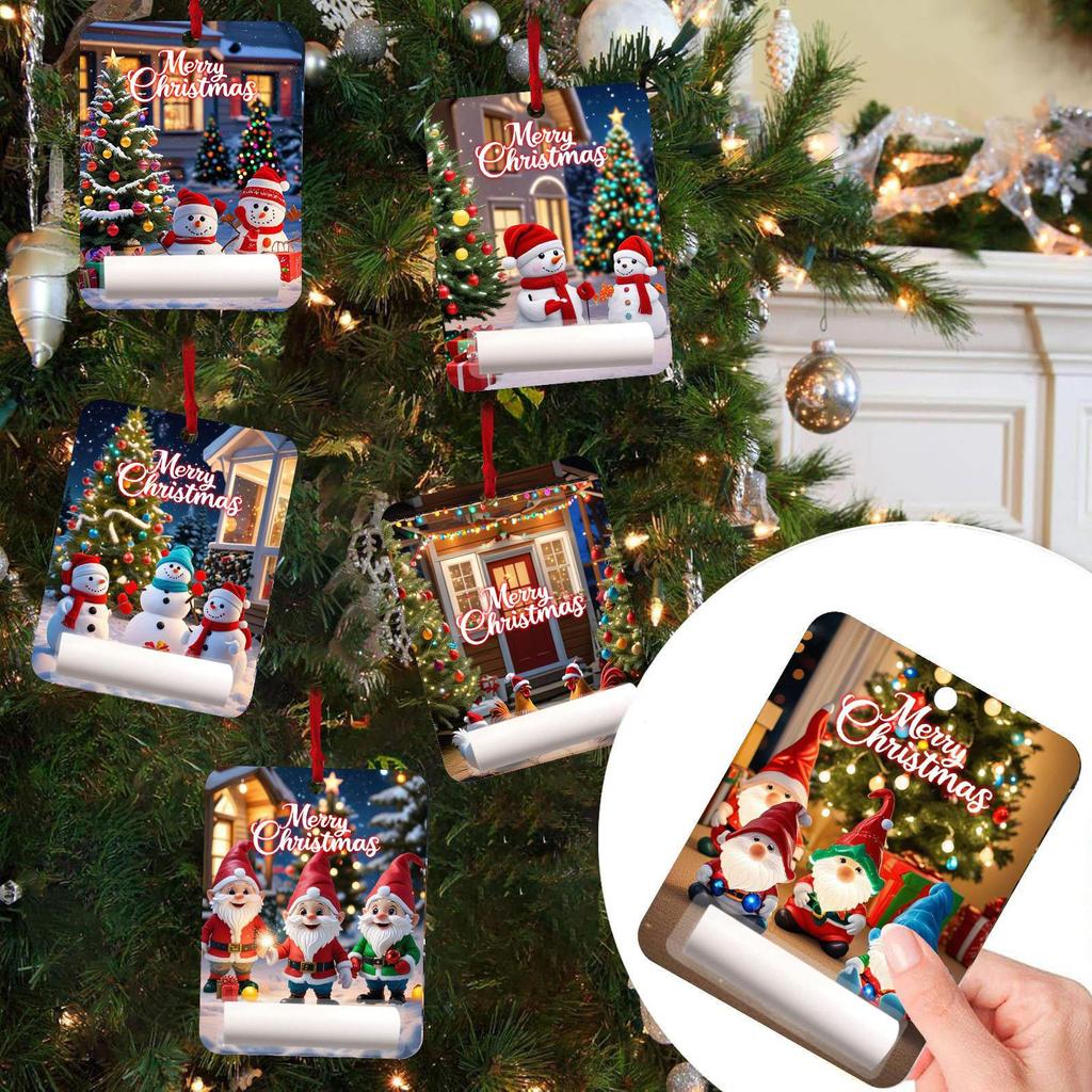 Christmas Tree Wallet Pendant Christmas Tree Pendant Surprise Pendant Ball Party Decoration Set