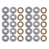 10pcs Thrust Ball Bearing Miniature High Precision Flat Steel Bearings Set
