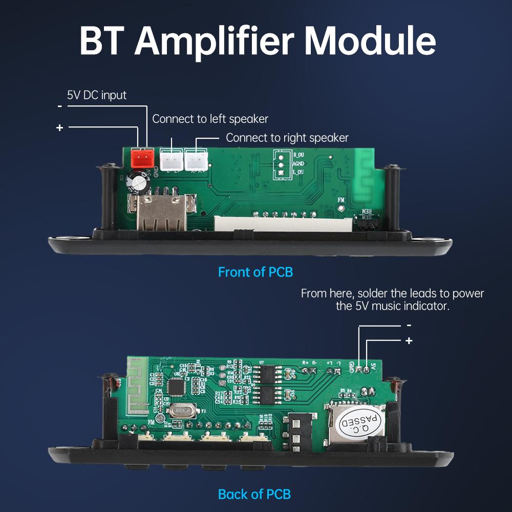 FM Radio Parts & Accessories Bluetooth Speaker Kits DIY Soldering Project Practice Solder Assembly DIY Electronic Kit 2*3W Speak
