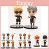 Haikyuu Anime Pvc Figure Set Shoyo Hinata Tobio Kageyama Collectible Desktop Car Decor