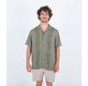 Hurley Linen Rincon Camp рубашка с коротким рукавом