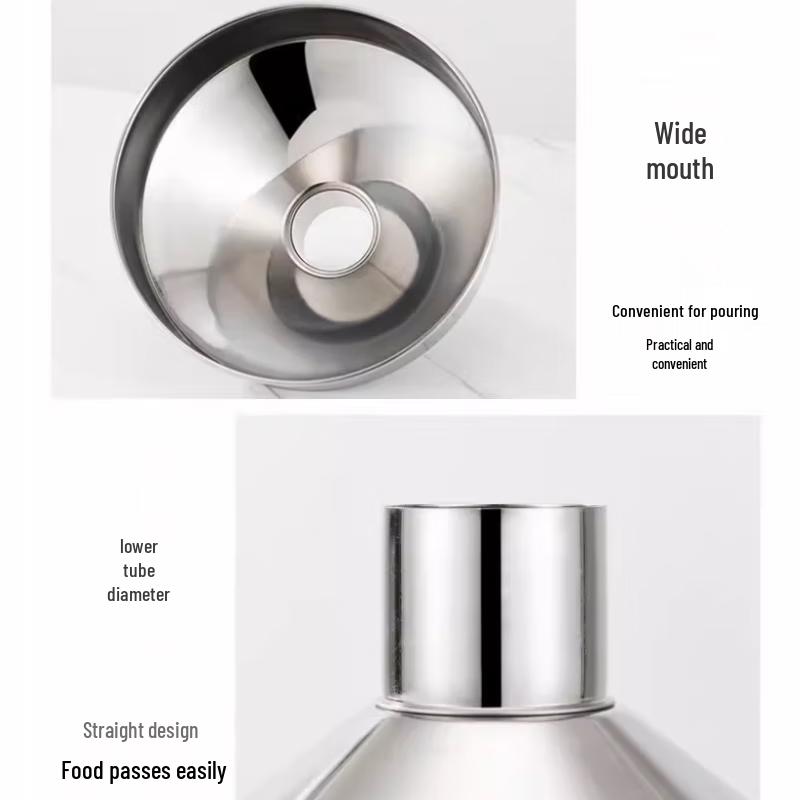 Jingyuheng Large 304 Stainless Steel Funnel