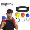 Повышение реакции боксерский рефлекс мяч набор крепление на голову боксерский мяч для борьбы тайский бокс