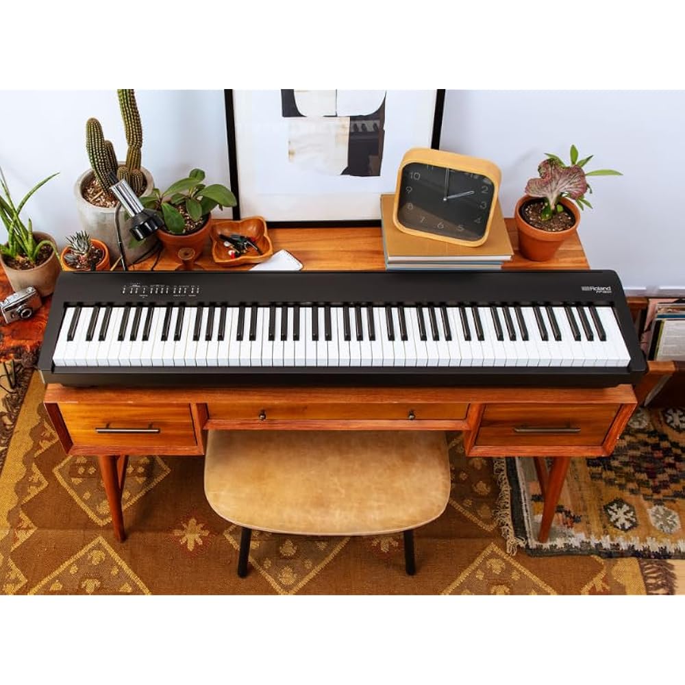 Roland Roland FP-30X Electronic Piano, 88 Keys, Portable Slim Speaker, Bluetooth Audio Compatible...