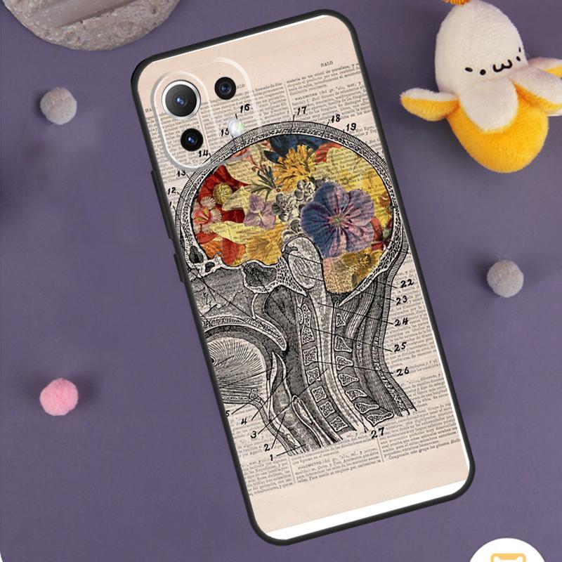 Чехол 'Мозговое Искусство' для Xiaomi 15T 13T 14T Pro 14 15 Ultra 17 Pro Max POCO X7 X6 X5 F5 F6 F7 F8 Pro