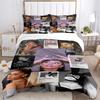 3Pcs Music Artistry Ariana Grande Bedding Sets For All Sizes New 3D Printed Bed Cover Comforter Duvet Cover Pillowcase Bedroom Decoration