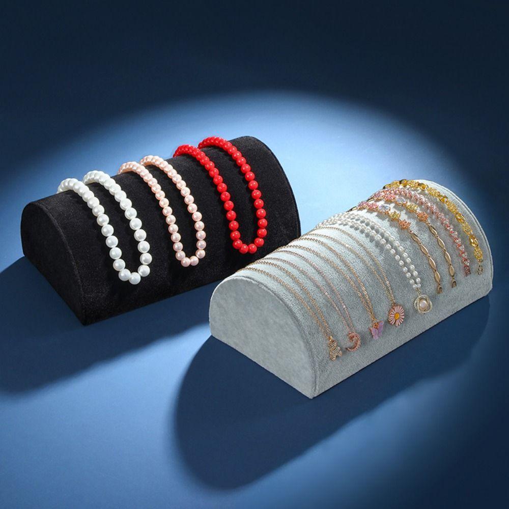 Semicircular Bracelet Holder Organizer Necklace Watch Display Stand Men