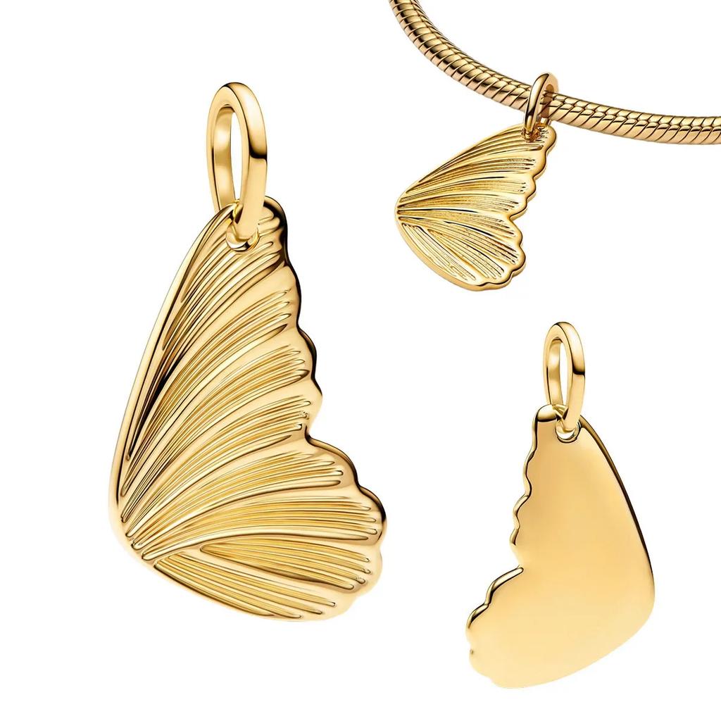 Аутентичные Медные Золотистые Круглые Шармы Лошадь Лев Замок Бусины Браслет Ожерелья Женский Рождество Хэллоуин DIY Подарок