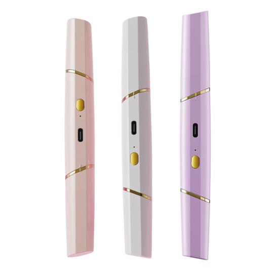 Электрический триммер для бровей 2-в-1 и триммер для носа для женщин, USB-перезаряжаемый триммер для волос на лице, портативный безболезненный инструмент для точного ухода