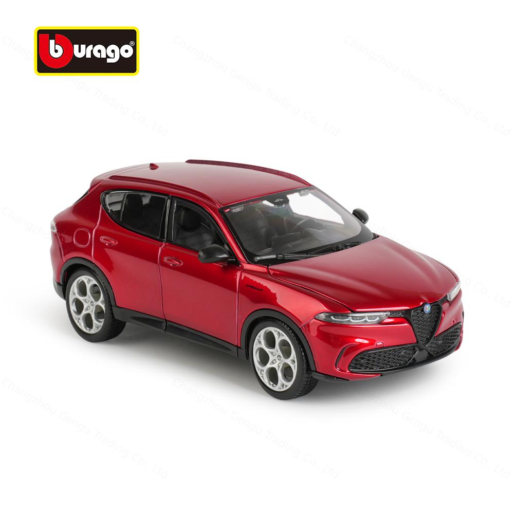 RZUD8 Bburago 1:24 Статические литые модели Alfa Romeo Tonale Коллекционные игрушечные модели автомобилей
