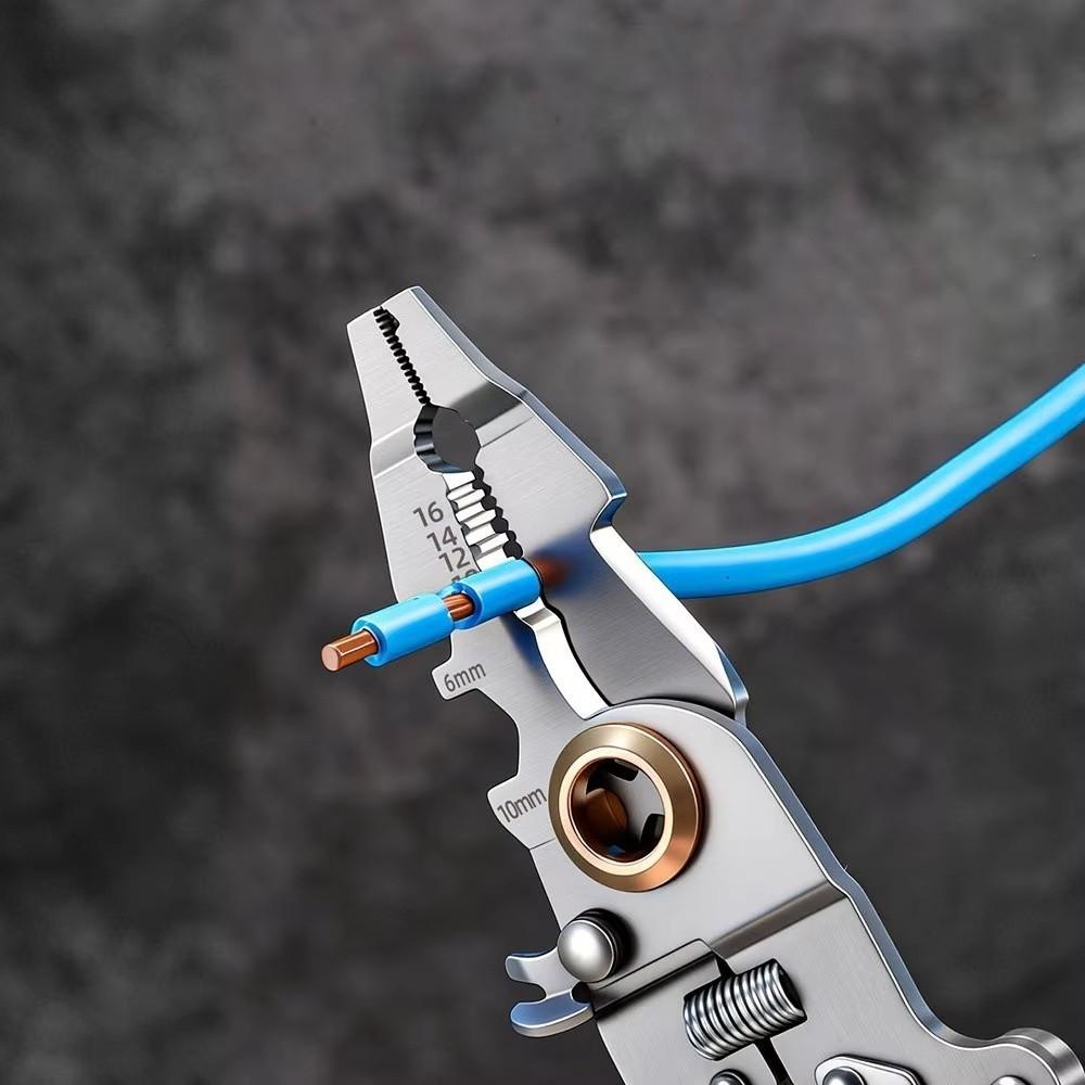 Multifunctional Wire Rope Cutters Foldable Cable Stripper Pliers Wire Stripper Pliers Cable Repair