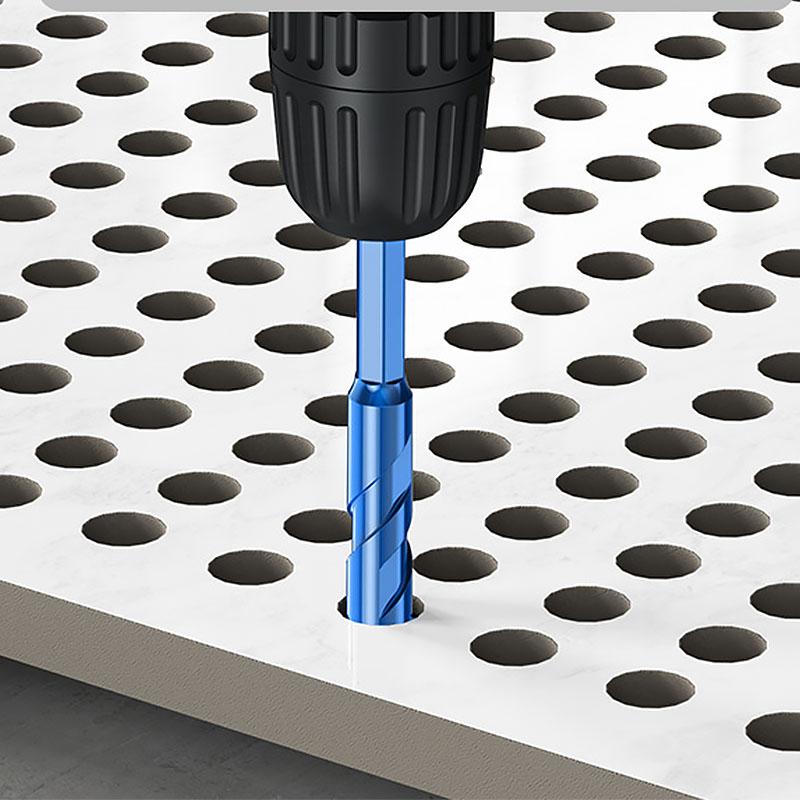 10 шт. Керамическое сверло с косой головкой, удлиненное, эксцентриковое, для специальных работ по пробивке плитки, заготовки, стекла, треугольное, шестигранное