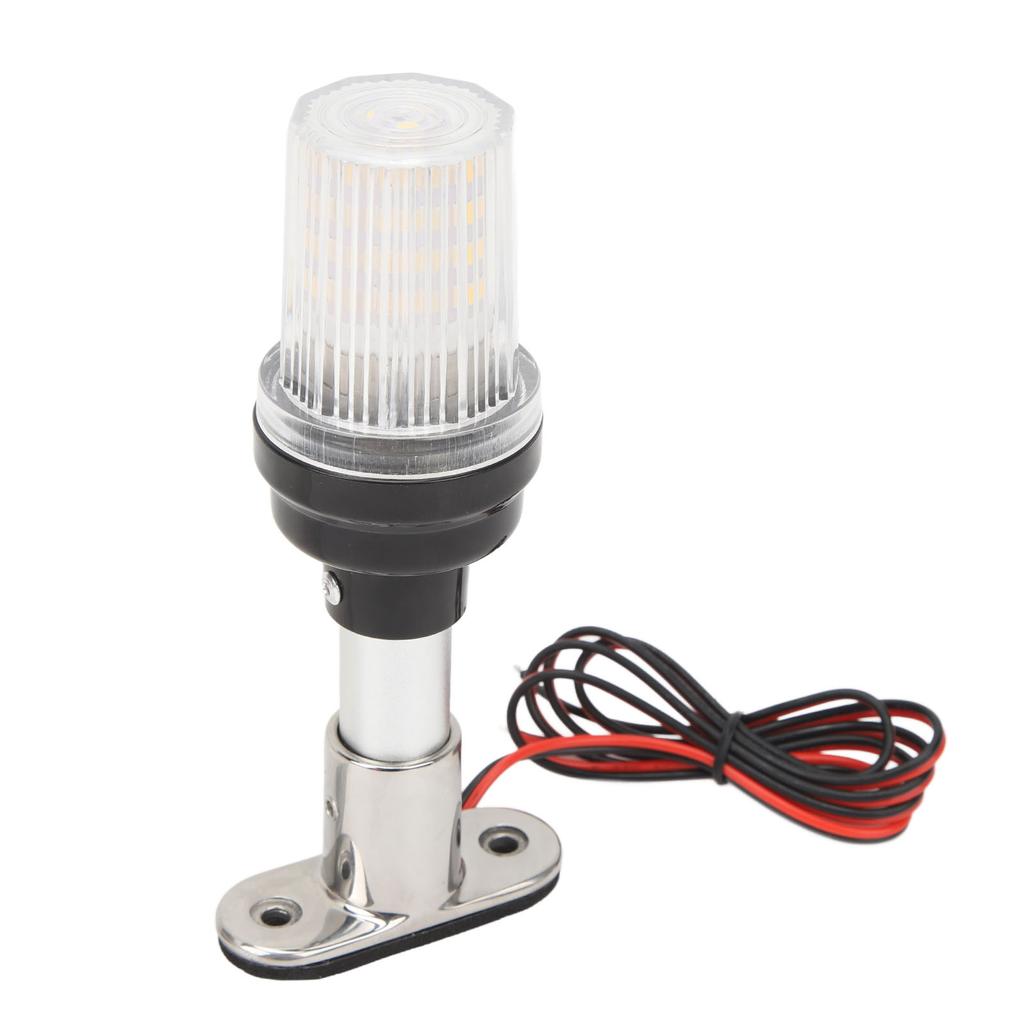 6in LED Boat Stern Light 360 Degree All Around 316 Stainless Steel Navigation Anchor Light for Marine Boat Yacht