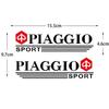 3D Reflective Pedal Stickers for Piaggio Vespa Motorcycle