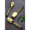 Dmr Life Gold Service Presentation Cake Salad Cake Tongs Set Set Of 3