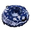 Inflatable Snow Tube Sled Heavy Duty Snow Tube for Sledding with Handles Tow Rope Winter Outdoor Toy for Boys Girls Adults