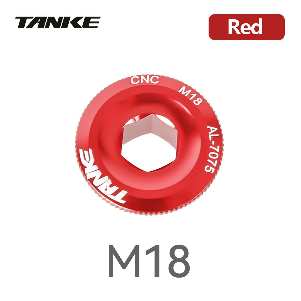 TANKE Крышка болта шатуна M18 M19 M20 Алюминиевая крышка шатуна для MTB BMX Дорожного велосипеда 6 цветов, Колпачок болта шатуна велосипеда