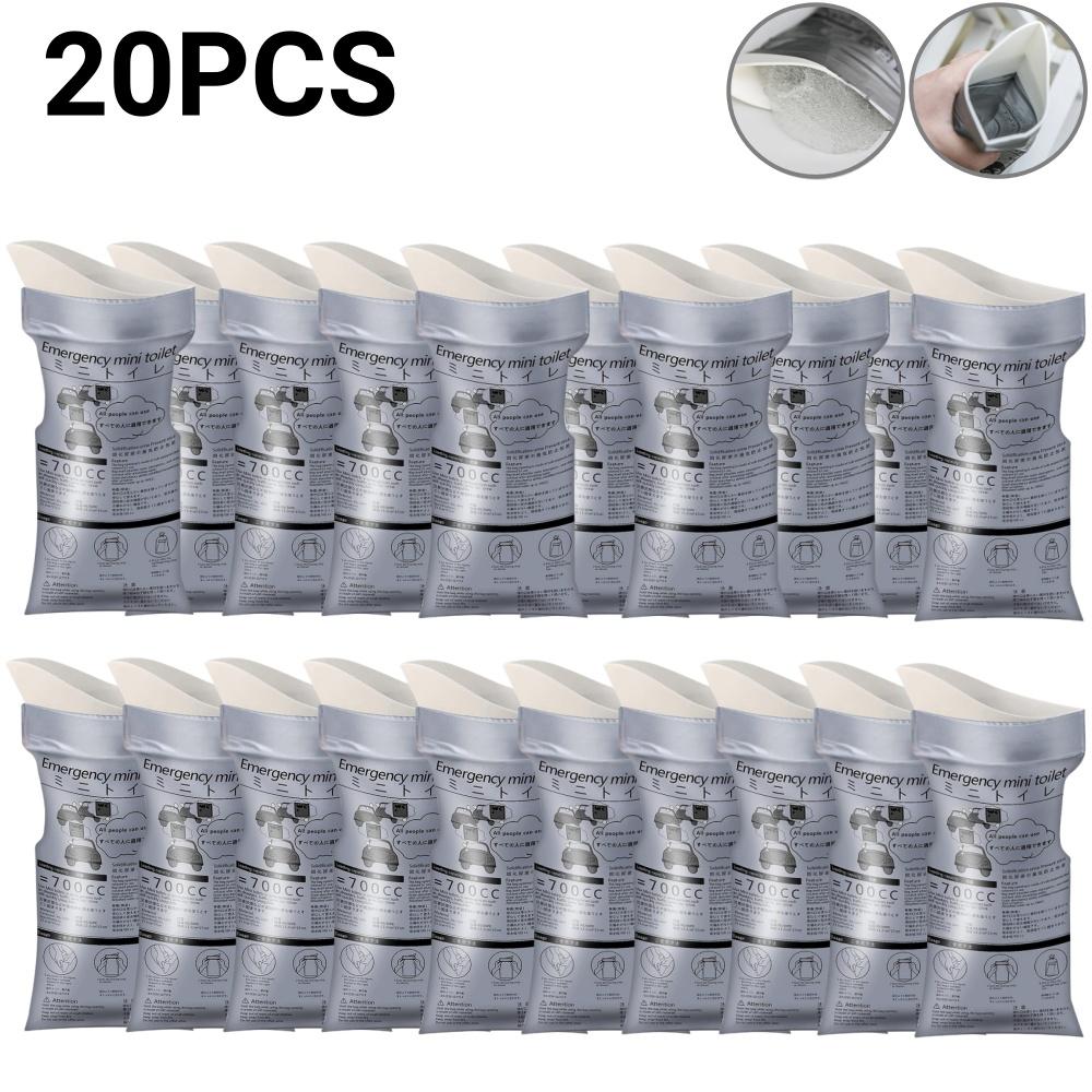 Уличные аварийные пакеты для мочеиспускания Одноразовые пакеты для мочи Дорожный мини мобильный туалет Женский Мужской Портативный пакет для мочи Пакет для рвоты ребенка