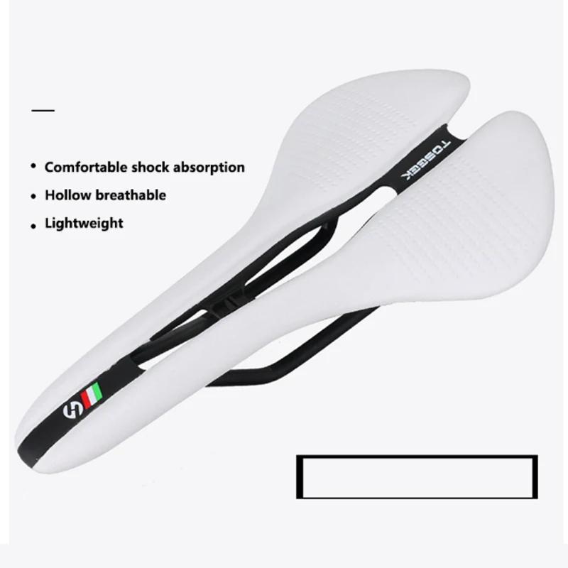 /ODM TOSEEK Bicycle Saddle Racing MTb Road Mountain Bike Seat Hollow Ergonomics Bike Seat Cushion Cycling Saddle Accessories