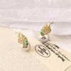 Women's Light Luxury Design Elegant Vintage Imitation Pearl Earrings Fashionable And Versatile Niche Design Earrings
