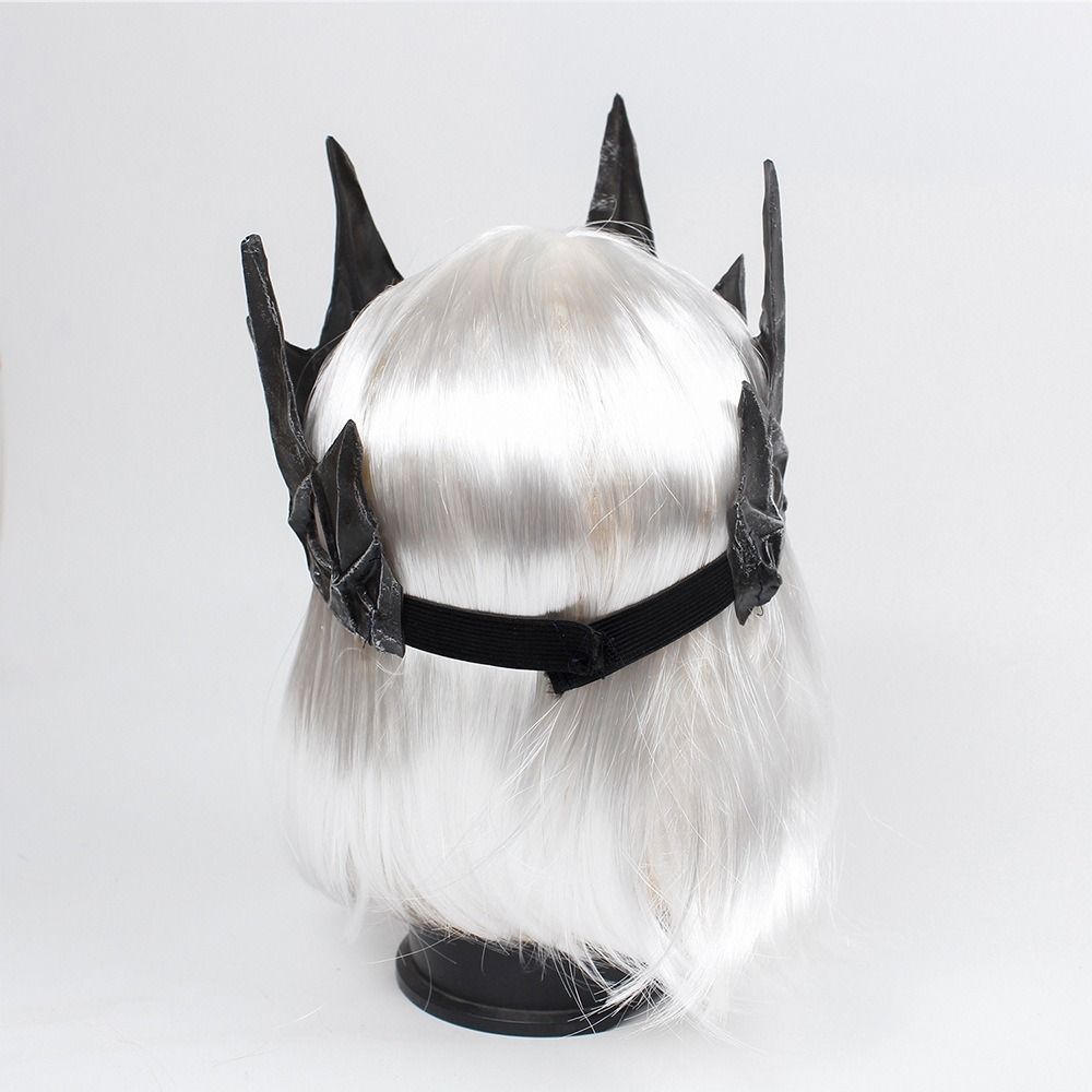 Wild Man Style Medieval Crown Headdress Vinyl Headpiece Medieval Cosplay Headpiece Unisex