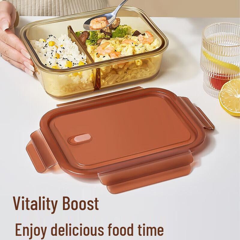 Zhishi Microwaveable Glass Lunch Box Set