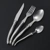 Stainless Steel Knife, Fork, and Spoon Set - French Western Tableware for Hotels and Homes