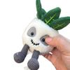Quirky Plush Toy: Ghost, Skull & Owl Potted Plant Doll