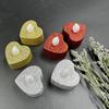 24PCS LED Tea Lights Candles Heart Flameless Candles Battery Valentine's Day Wedding Anniversary Decoration