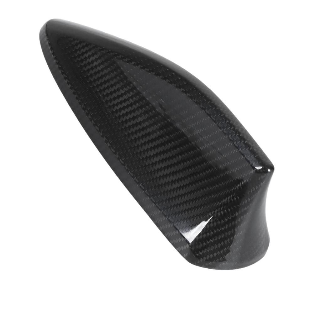 Shark Fin Antenna Cover Black Self Adhesive Carbon Fiber Decoration Antenna Cover Replacement for