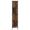 Shelf 4 Tiers 78.5 x 33 x 153 cm Metal PB Reclaimed Wood