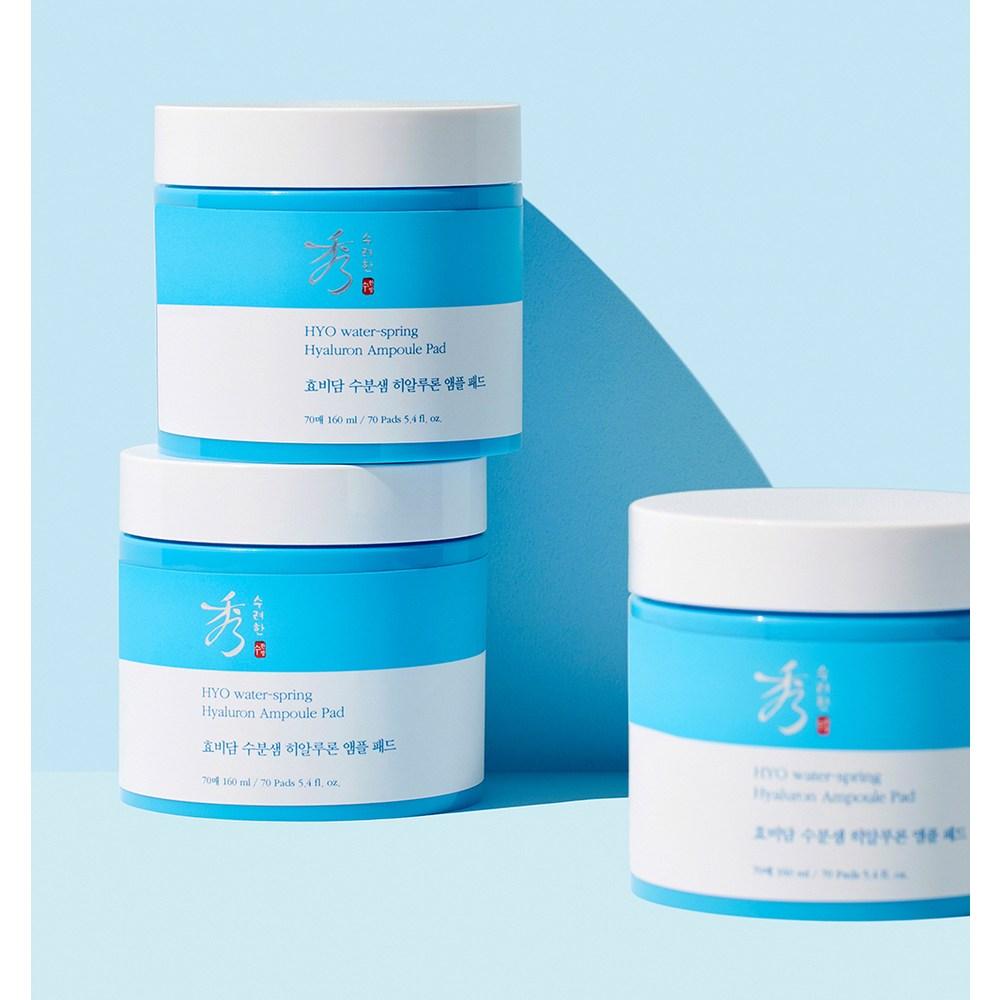 Sooryehan Moisture Spring Hyaluron Ampoule Pad 160мл, 70 шт., 1 шт.
