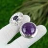 Natural Star Amethyst Gemstone Jewelry 925 Sterling Silver Pendant For Women
