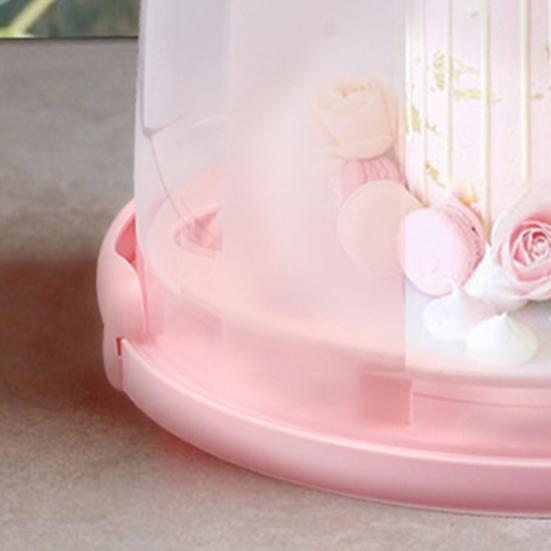 Контейнер для торта с крышкой и ручкой, переносная подставка для кексов диаметром 10 дюймов, держатель для кексов, пирогов, кексов, пиццы, контейнер для транспортировки, коробка для торта