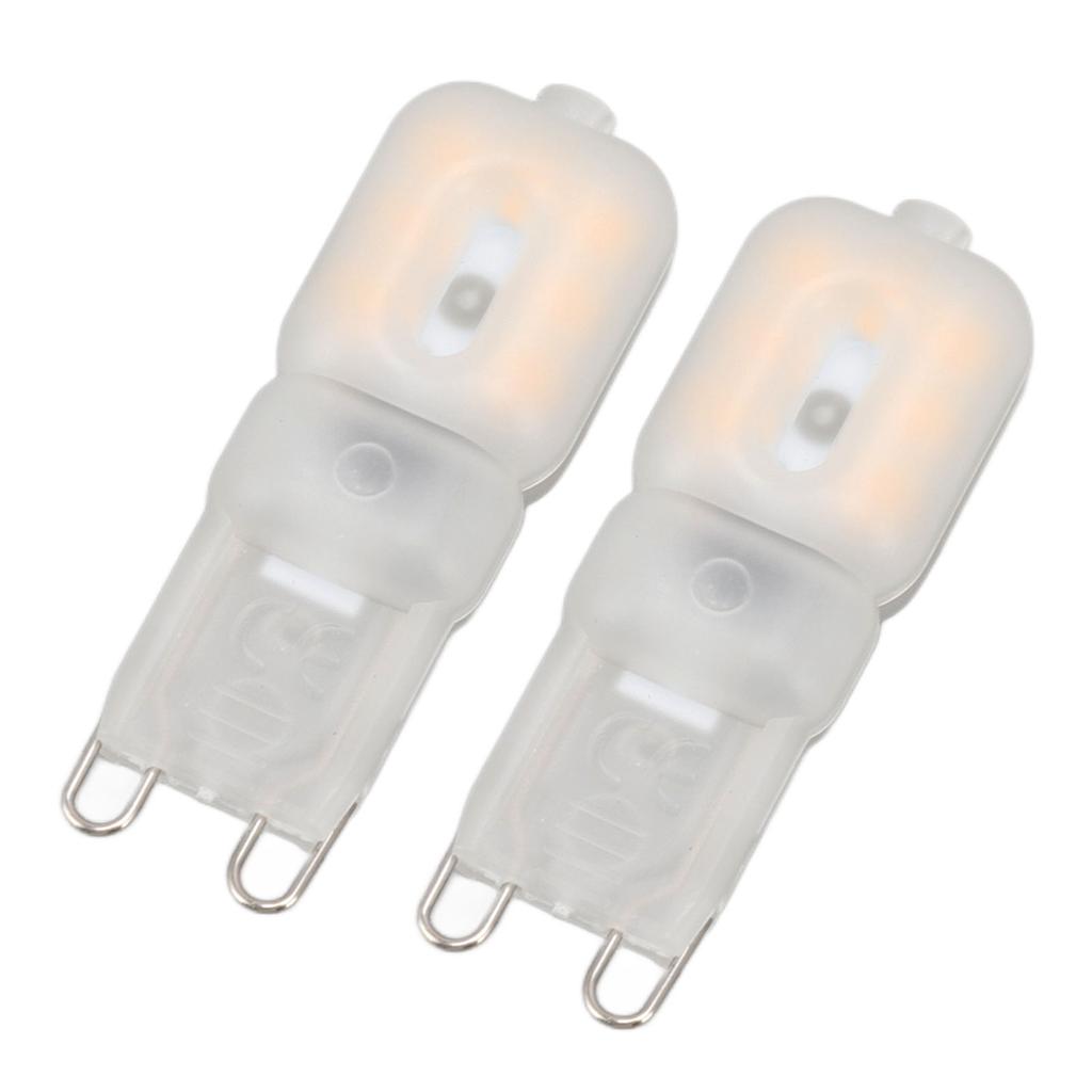 2 шт. Светодиодные лампы G9 Профессиональные 14 светодиодов Высокая яркость 270 лм Диммируемые Сменные лампы 3 Вт 220 В