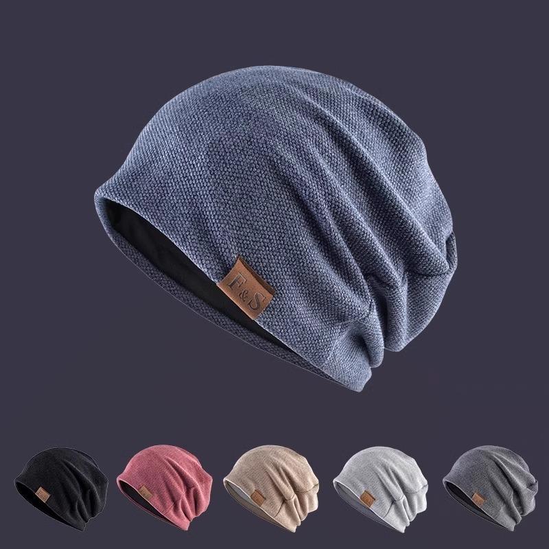 Hat, Women's, Winter Windproof Hat, Pile Top Hat, Spring and Autumn Anti Messy Hair, No Pressure, Sleeping Hat for Men, Fashionable Hat