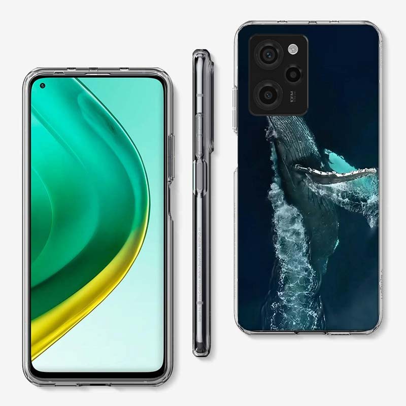 Чехол для телефона 'Кит Морской Гигант' для Xiaomi Poco M8 M7 M6 M4 M3 X7 X6 X4 Pro F7 Ultra M5S Mi 14 14T 15 15T 12T 10T Pro 12S 12 11