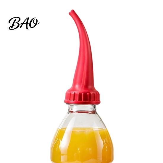 Portable Watering Nozzle Bottle Cap Plant Spout, Adjustable Flow Curved Pipe Mouthpiece, 3D Mini Tool Print Lightweight Irrigation for Indoor
