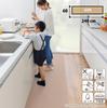 Коврик для кухни Sanko Kitchen 60 x 240 Just Leave It Suction [Сделано в Японии, отталкивающий, дезодорирующий, моющийся], нескользящий, длинный, см, бежевый, KG-05