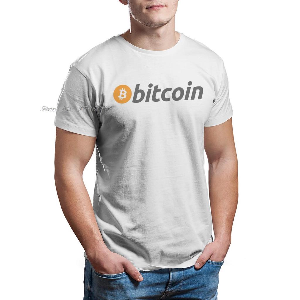Bitcoin Sign Art Сатоши Накамото Классическая Футболка С Круглым Вырезом Топы Большого Размера Футболки Хлопковые Футболки С Коротким Рукавом