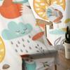Autumn Woodland Animals Sheer Curtains For Living Room Bedroom Kitchen Tulle Curtain Home Decorative Sheer Panels