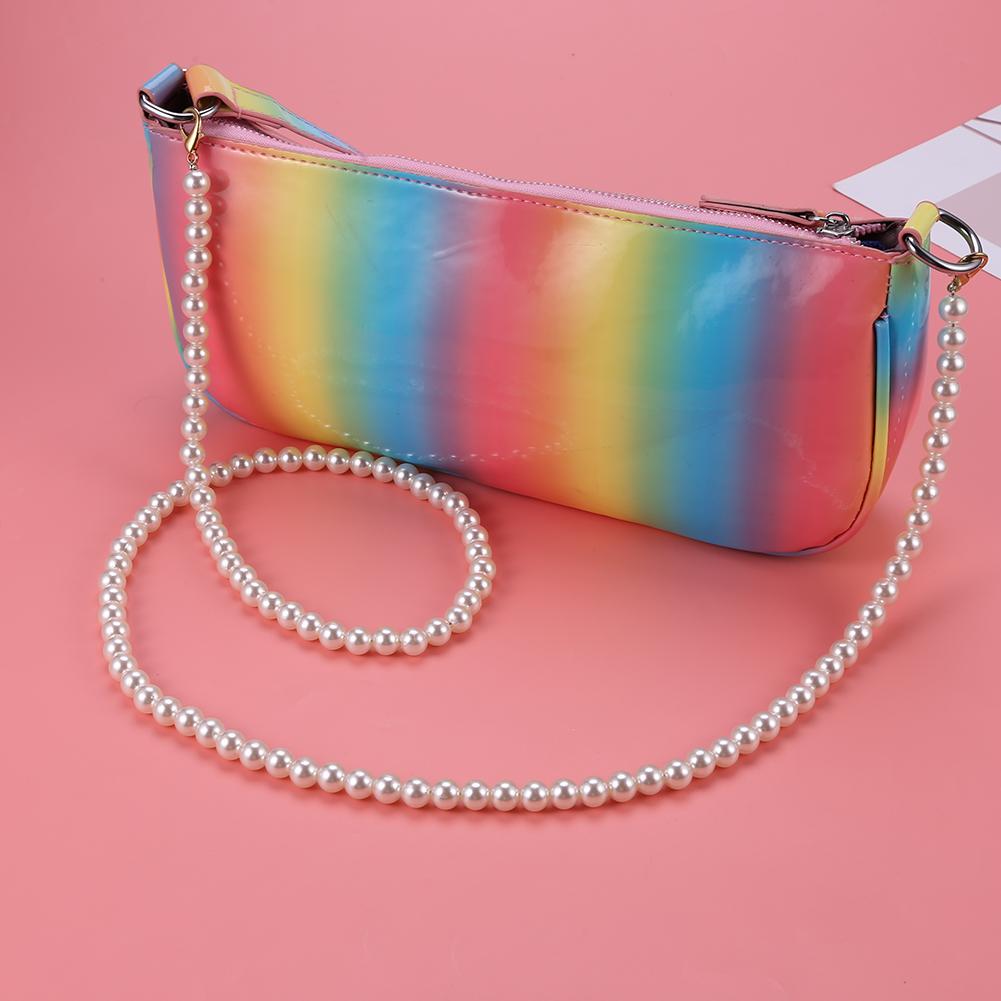 AU Pearl Strap for Handbag Purse Belt Handle Replacement Chain Women Shoulder St