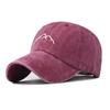 Adjustable Baseball Caps Mountain Embroidery Sun Headwear Vintage Trucker Hat  Summer