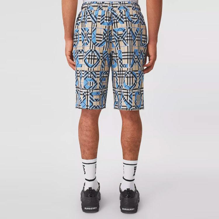 Burberry Vintage Check Drawstring Shorts 80393151