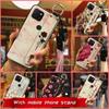 Anti-knock Fashion Design Phone Case For TCL T-Mobile Revvl 5G Ring Flower Silicone Soft Case Waterproof Wrist Strap