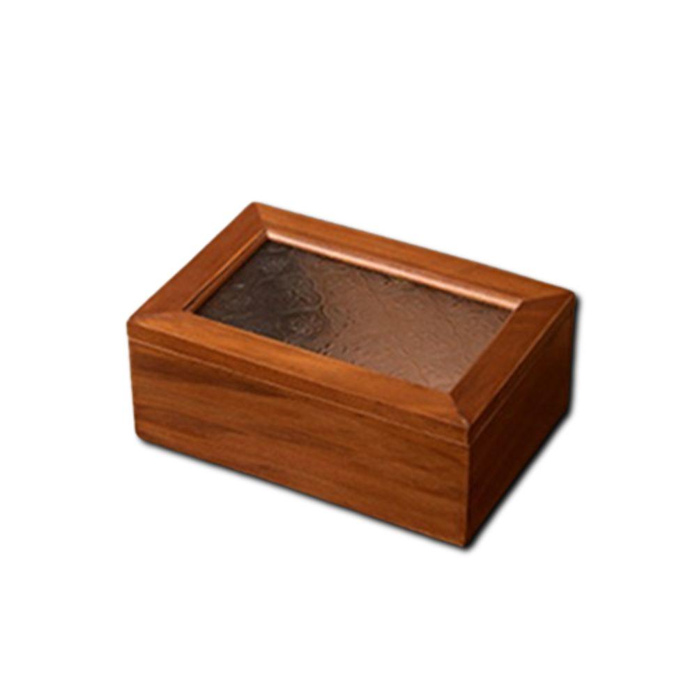 Винтажный шкаф для хранения из цельного дерева, органайзер для стола с изображением цветка яблони