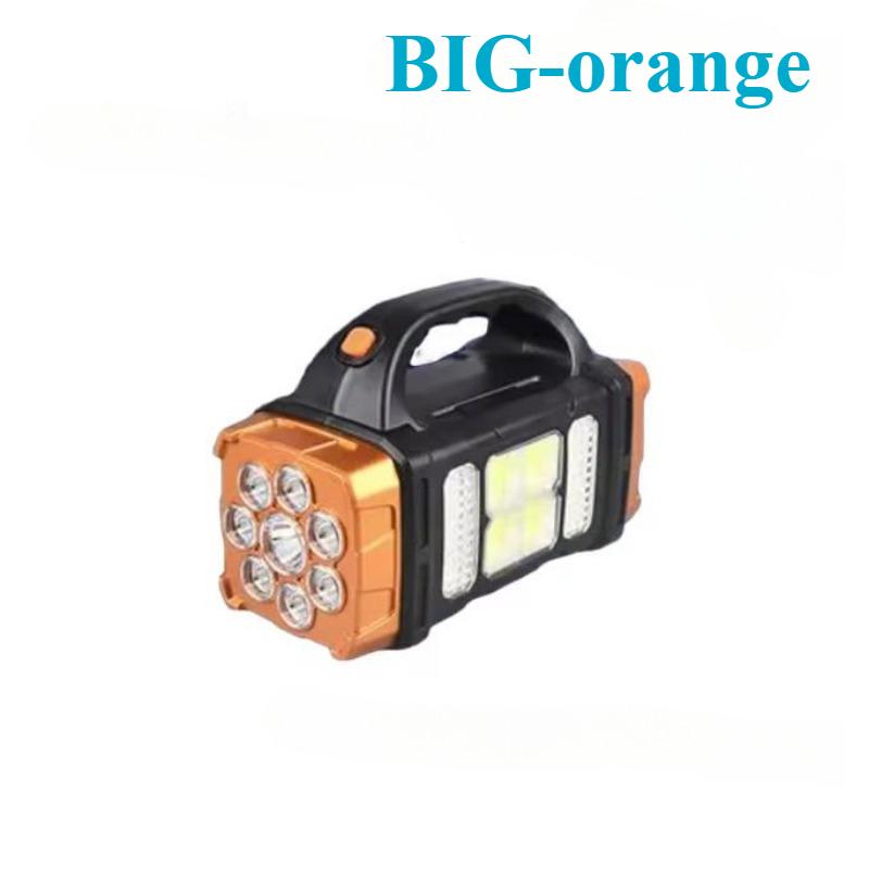 High Power Led Flashlights Camping Torch Work Light Solar Charge 4 Gear USB Rechargeable Light Waterproof Light for Outdoor