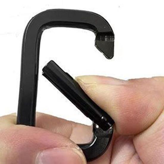 10 шт. Кемпинговые карабины, Походные застежки, Прочные пряжки, Компактные портативные многофункциональные сверхпрочные брелоки, Металлические квадратные карабины