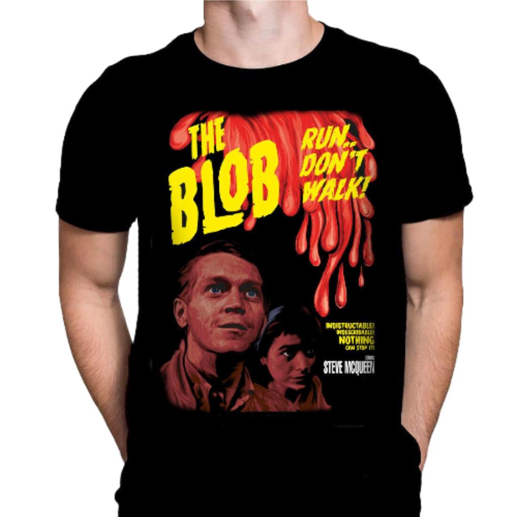 The Blob ci-Fi Horror Movie Men's T-Shirt Gore Aliens Slime